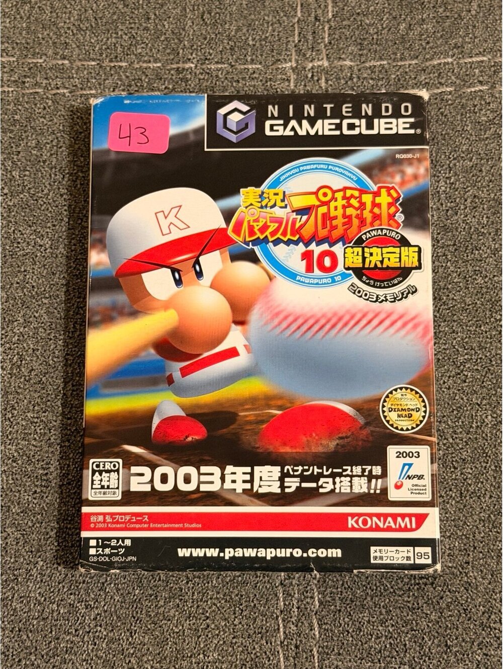 Jikkyou Powerful Pro Yakyuu 10 Chou Ketteiban (Japanese) for Nintendo GameCube